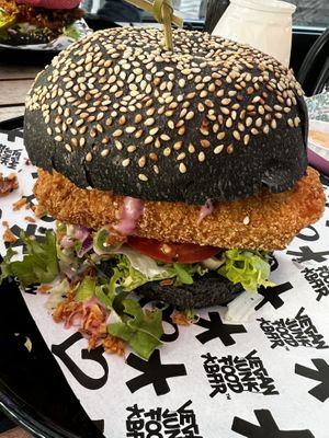 Cod sandwich   at Vegan Junk Food Bar - Downtown in Amsterdam