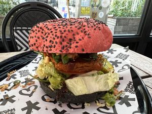 BBQ Rib Sandwich   at Vegan Junk Food Bar - Downtown in Amsterdam