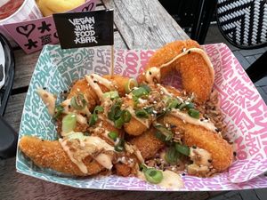 Shrimp  at Vegan Junk Food Bar - Downtown in Amsterdam