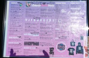 Menu at Vegan Junk Food Bar - Downtown in Amsterdam