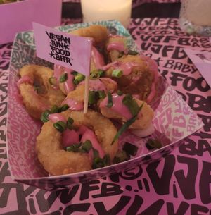 Kalamaris at Vegan Junk Food Bar - Downtown in Amsterdam