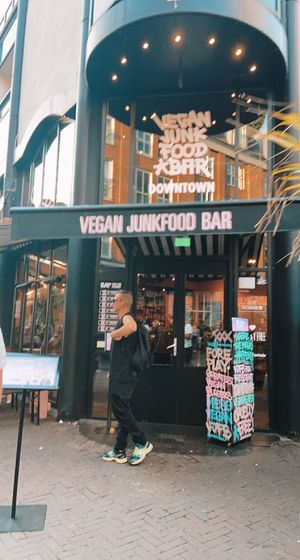outside   at Vegan Junk Food Bar - Downtown in Amsterdam