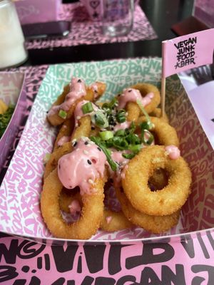 Onion Rings  at Vegan Junk Food Bar - Downtown in Amsterdam