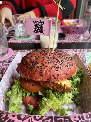 Chicken Burger  at Vegan Junk Food Bar - Downtown in Amsterdam