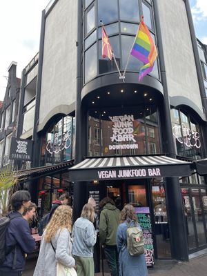 Entrance   at Vegan Junk Food Bar - Downtown in Amsterdam