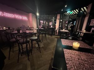 Upstairs   at Vegan Junk Food Bar - Downtown in Amsterdam