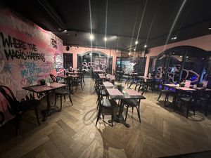 Downstairs   at Vegan Junk Food Bar - Downtown in Amsterdam