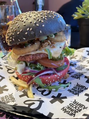  #Veganuary at Vegan Junk Food Bar - Downtown in Amsterdam