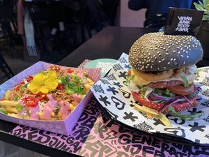  #Veganuary at Vegan Junk Food Bar - Downtown in Amsterdam