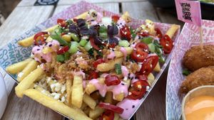 Truffle fries  at Vegan Junk Food Bar - Downtown in Amsterdam