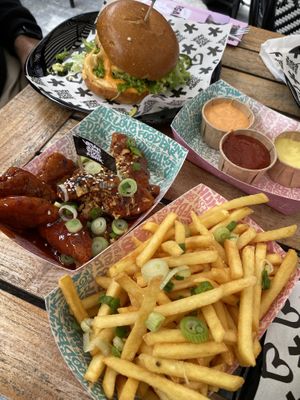 The chips were the best thing,  at Vegan Junk Food Bar - Downtown in Amsterdam