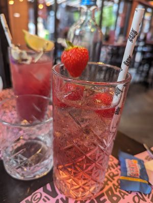 Drinks at Vegan Junk Food Bar - Downtown in Amsterdam