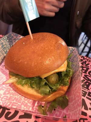 burger  at Vegan Junk Food Bar - Downtown in Amsterdam