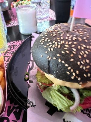 Mc cruelty free burger at Vegan Junk Food Bar - Downtown in Amsterdam