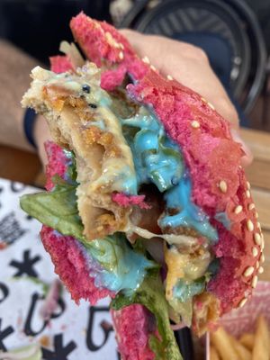 Chicken sandwich daddy  at Vegan Junk Food Bar - Downtown in Amsterdam