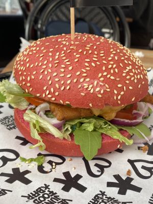 Chicken sandwich daddy  at Vegan Junk Food Bar - Downtown in Amsterdam