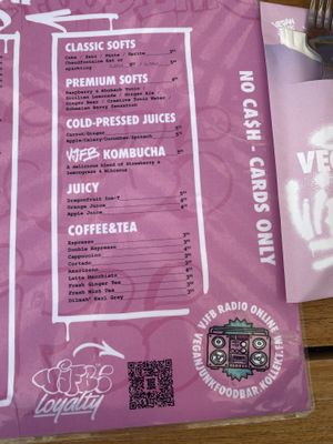 Drinks  at Vegan Junk Food Bar - Downtown in Amsterdam