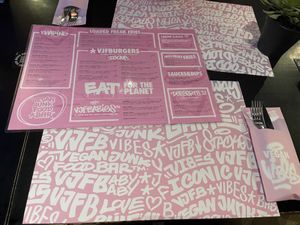 Menu  at Vegan Junk Food Bar - Downtown in Amsterdam