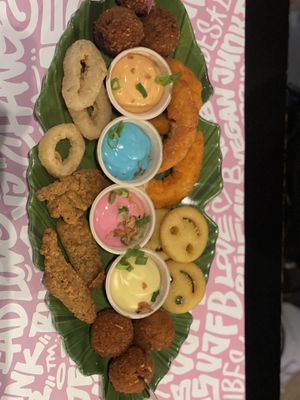 Largest shareable platter available   at Vegan Junk Food Bar - Downtown in Amsterdam