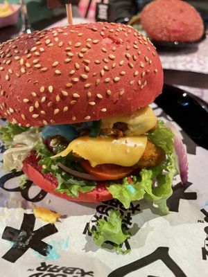 Daddy burger  at Vegan Junk Food Bar - Downtown in Amsterdam