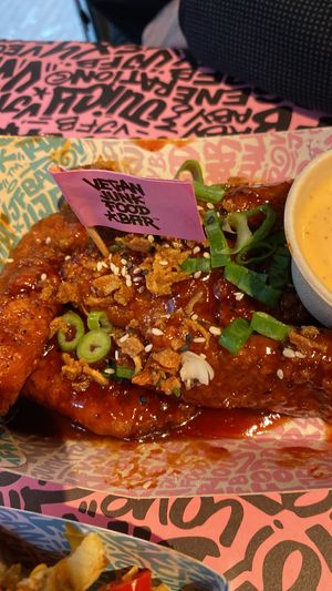 Fly wingz   at Vegan Junk Food Bar - Downtown in Amsterdam
