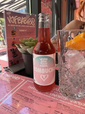 Hauseigner Kombucha  at Vegan Junk Food Bar - Downtown in Amsterdam