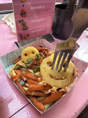 mix fries  at Vegan Junk Food Bar - Downtown in Amsterdam