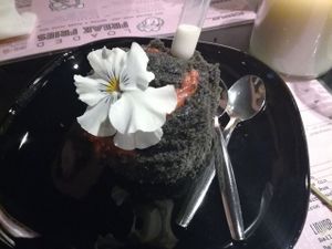 Baileys cake at Vegan Junk Food Bar - Downtown in Amsterdam