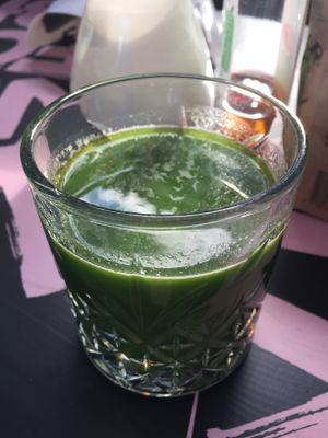 Cbd juice  at Vegan Junk Food Bar - Downtown in Amsterdam