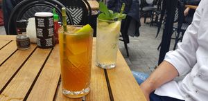 Cocktails at Vegan Junk Food Bar - Downtown in Amsterdam