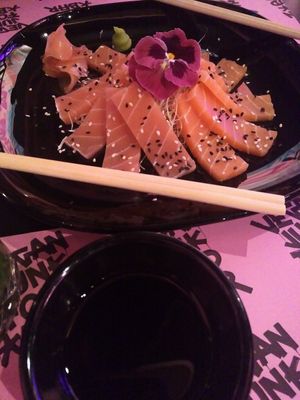 Sashimi deluxe at Vegan Junk Food Bar - Downtown in Amsterdam