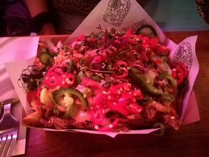 Kapsalon - very spicy at Vegan Junk Food Bar - Downtown in Amsterdam