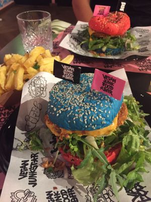 Burgers  at Vegan Junk Food Bar - Downtown in Amsterdam
