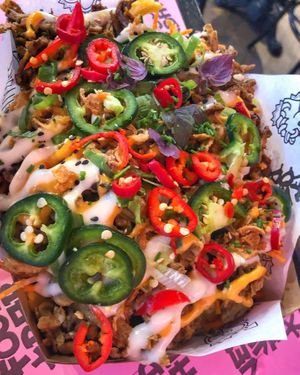 Kapsalon at Vegan Junk Food Bar - Downtown in Amsterdam