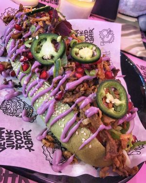 Royal Hulky at Vegan Junk Food Bar - Downtown in Amsterdam
