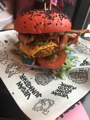 Burger  at Vegan Junk Food Bar - Downtown in Amsterdam