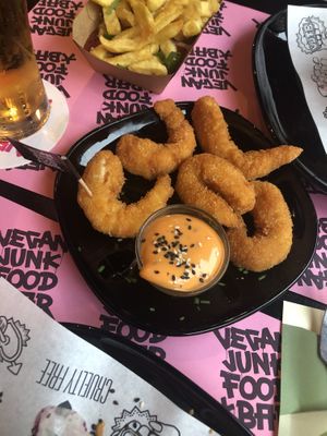 Shrimp  at Vegan Junk Food Bar - Downtown in Amsterdam