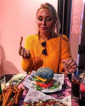 The fries were great! at Vegan Junk Food Bar - Downtown in Amsterdam