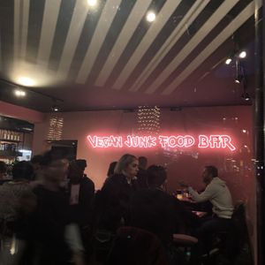 Downstairs at Vegan Junk Food Bar - Downtown in Amsterdam