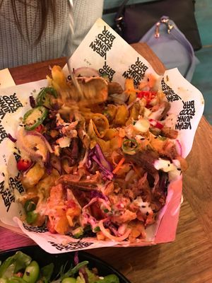 Loaded chips  at Vegan Junk Food Bar - Downtown in Amsterdam