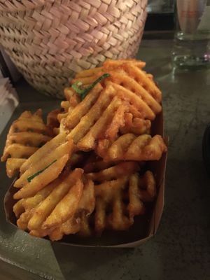 Waffle fries  at Vegan Junk Food Bar - Downtown in Amsterdam