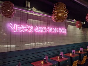 Interior at Vegan Junk Food Bar - Downtown in Amsterdam