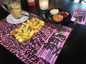 Triple fried fries  at Vegan Junk Food Bar - Downtown in Amsterdam