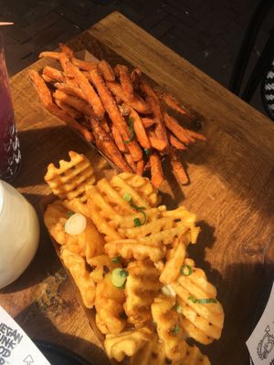 Fries at Vegan Junk Food Bar - Downtown in Amsterdam