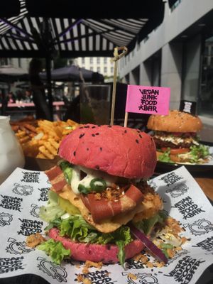 Chicken mc daddy at Vegan Junk Food Bar - Downtown in Amsterdam