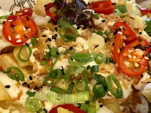 truffle fries at Vegan Junk Food Bar - Downtown in Amsterdam