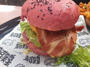Chicken mcdaddy at Vegan Junk Food Bar - Downtown in Amsterdam
