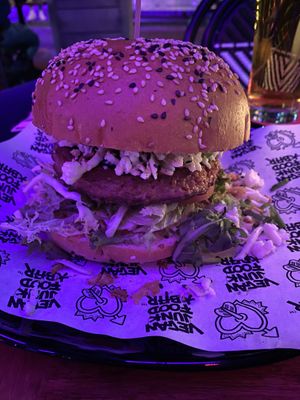T.R.U.F. Burger at Vegan Junk Food Bar - Downtown in Amsterdam