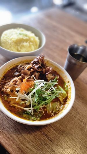 vegan coconut curry with 300g rice 🤤 at Beyond Age Soup Curry in Sapporo