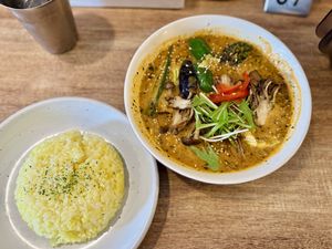 Nice soup curry #Veganuary at Beyond Age Soup Curry in Sapporo